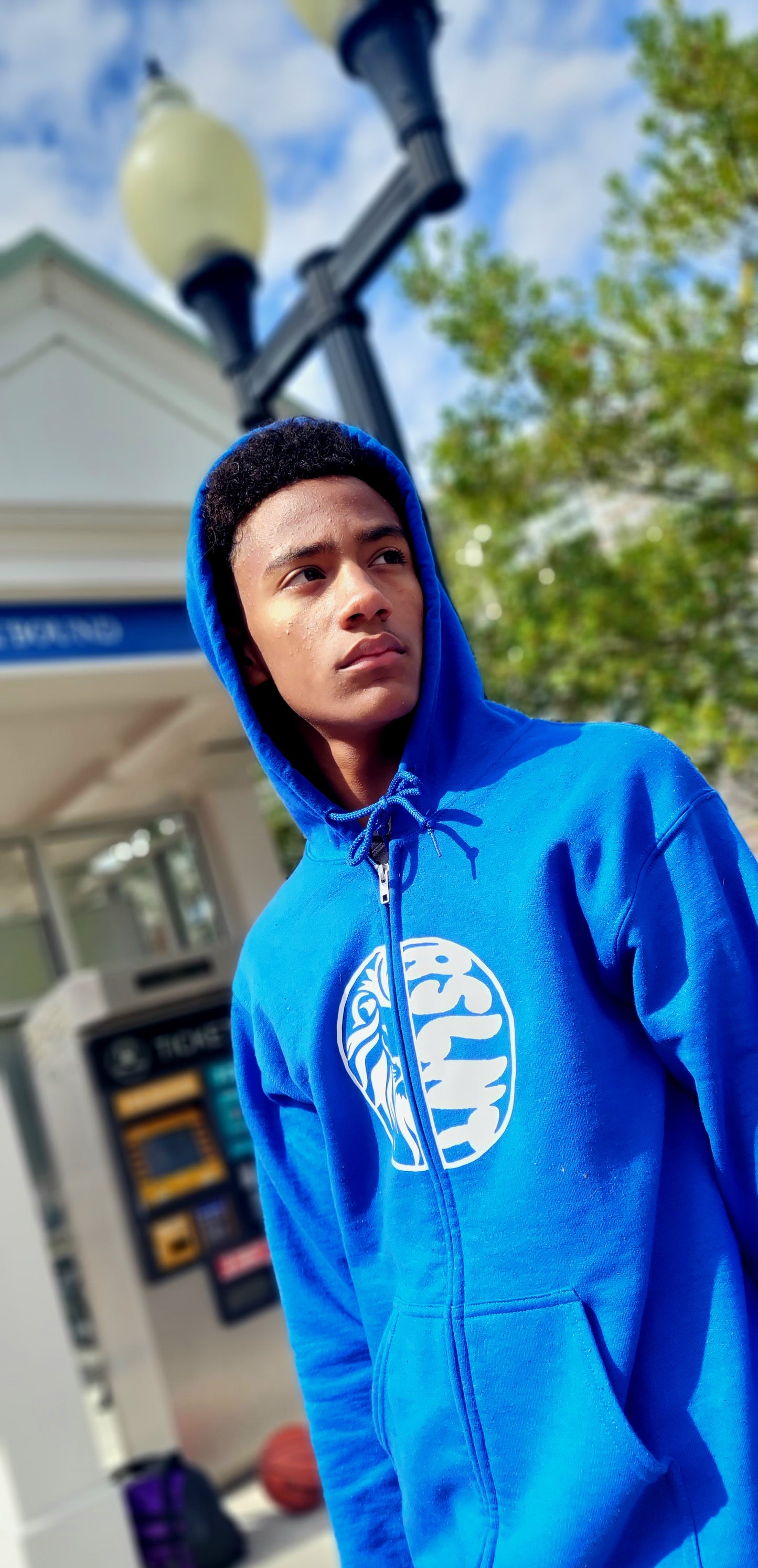 Royal Blue Zip Up